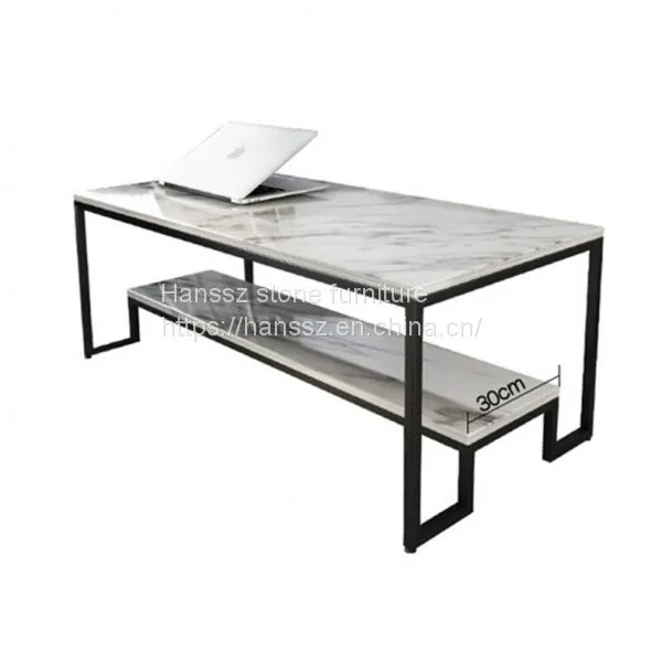 Wholesale Carrara White Marble Top Square Coffee Table
