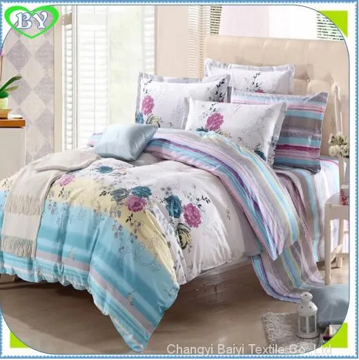 100% Polyester Pigment Printed Brushed Microfiber Fabric for Home Textile photo-3