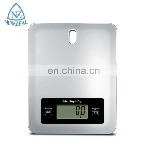 CE Certified Electronic Food Scale 5kg Stainless Steel Digital Baking Household Kitchen Weighing Scale photo-2
