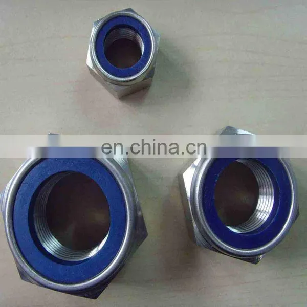 Large Diameter Zinc Plated Nylon Insert Lock Nut M30 DIN985 DIN982 Heavy Hex Nylock Nut m5 M10 photo-5