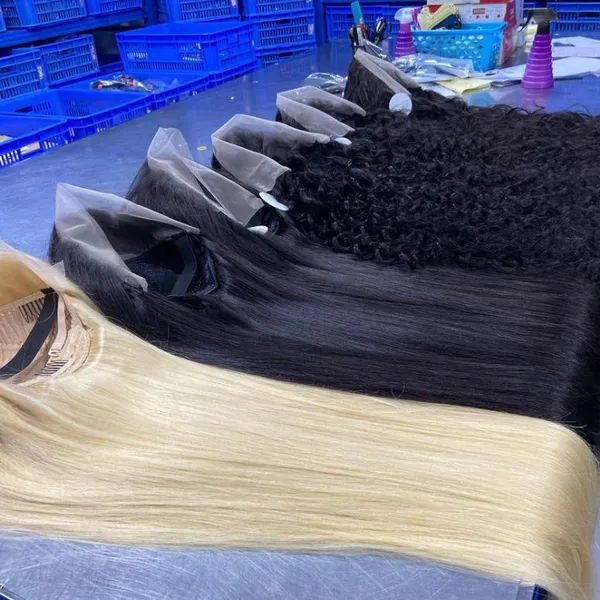 KHH 150% 180% Density HD Full Lace Human Hair Wigs For Black Women,Wholesale Brazilian Virgin Hair Transparent Lace Front Wig photo-3