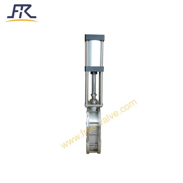 Anti Corrosive and Abrasive Type Pneumatic Ceramic Double Disc Gate Valve photo-3