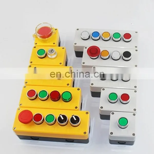Waterproof Button Switch Emergency Stop Industrial Handhold Control Box, Push Button Switch Control Station Box photo-2