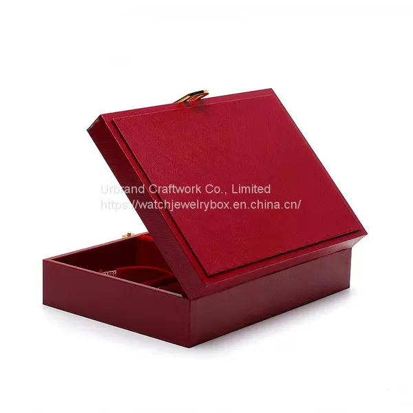 New Set Wedding Suit Jewelry Storage Box Wedding Ring Pendant Bracelet Packaging Box photo-3