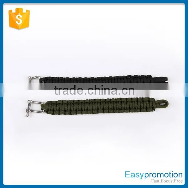 Hot Promotion Paracord Survival Bracelet With Log/adjustable Survival Bracelet Wholesale photo-2