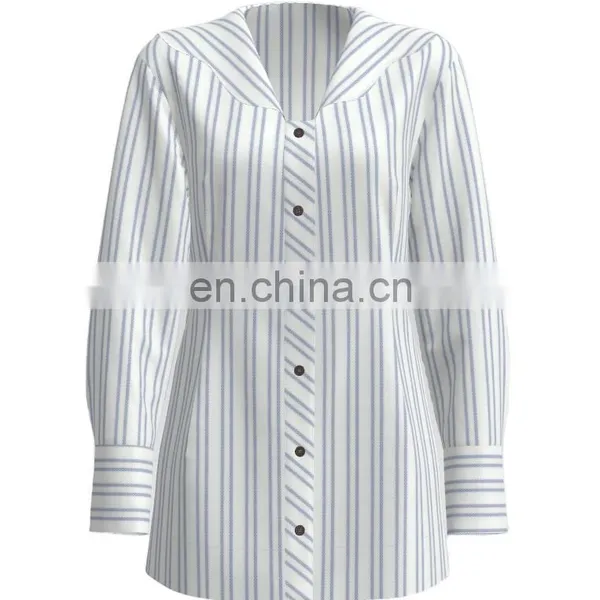 New Arrival 100% Cotton Yarn Dyed Dobby Stripe