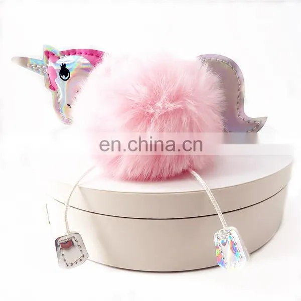 Hot Sell Cute Decoration Pink Animals Top Ball Decoration For Handbag And Key photo-2