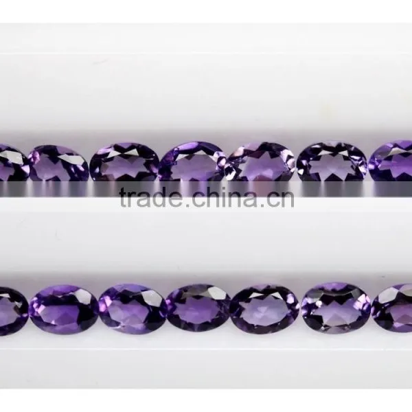 7x5mm Oval Amethyst From Brazil Loose Gemstones