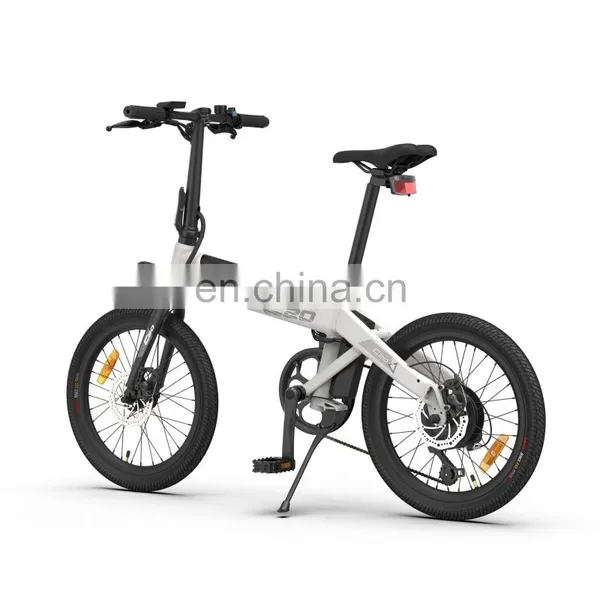 Xiaomi HIMO C20 Foldable Electric Bike 36v10ah 250w DC Motor City Ebike Light Electric Moped Pas Range 80km photo-5