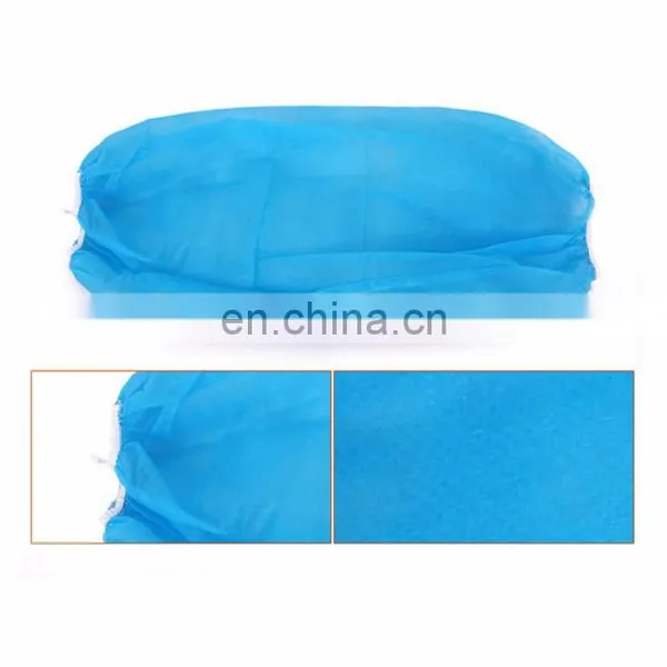 Disposable Sleeve Cover White Blue Pe/sms Sleeves Arm Cover Plastic Waterproof Sleeves Over photo-4