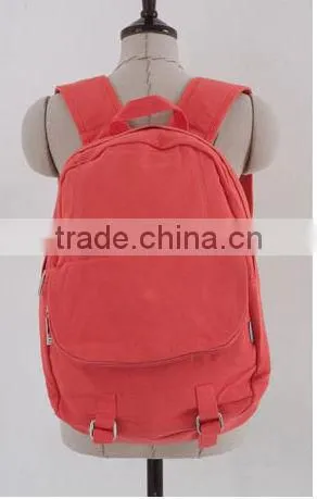 school girl canvas backpack bag