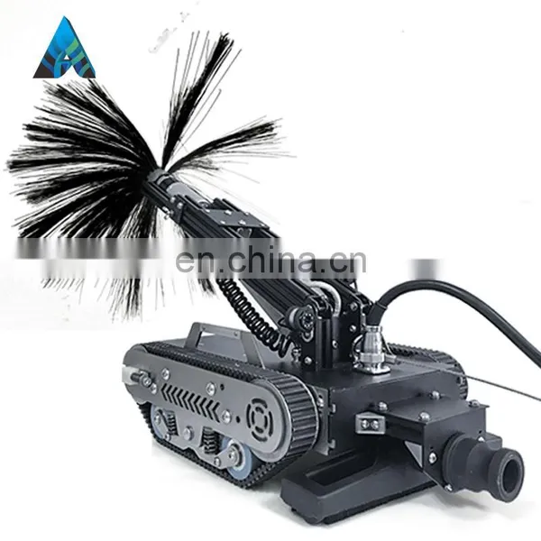 Ventilation Duct Cleaning Robot Rotary Brush Stainless Steel Pipe Duct Cleaning Machine photo-5