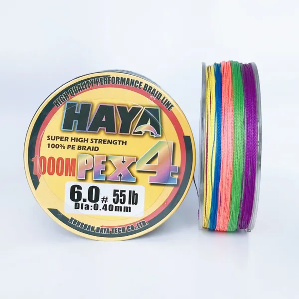 HAYA Super Cast X8 Braided Fishing Line 7LB to 300LB Test Salt Water High Grade Performance Multi Color Fishing Line