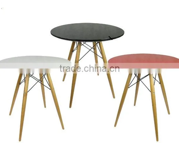 Glass or MDF Top With Wood Base Dining Table photo-6