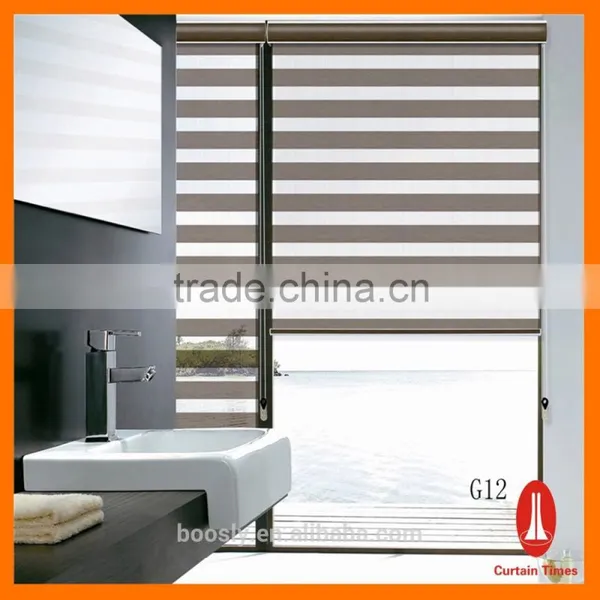 Electric Day & Night Zebra Roller Blind With Colorful Fabric Quality Choice photo-2