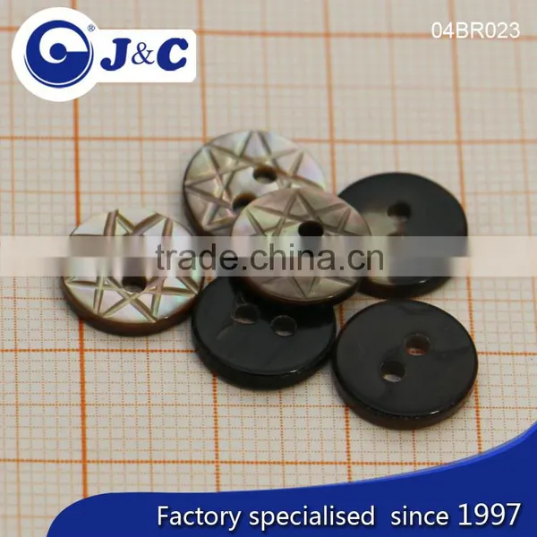 J&C Brown MOP Shell Buttons,pearl Shell Buttons for Fashion Shirt.BR021, BR023 photo-4