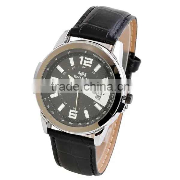 Stainless Steel Chain Black Color Wrist Watch Water Resistant Quartz Watch Japan Movement photo-5