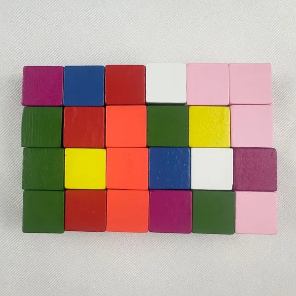 1.5CM Wooden Square photo-2
