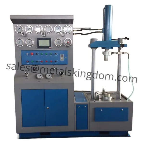Top Pressure SYTL150/7.5-32 Type Vertical Valve Test Bench Top Pressure Vertical Valve Test Bench