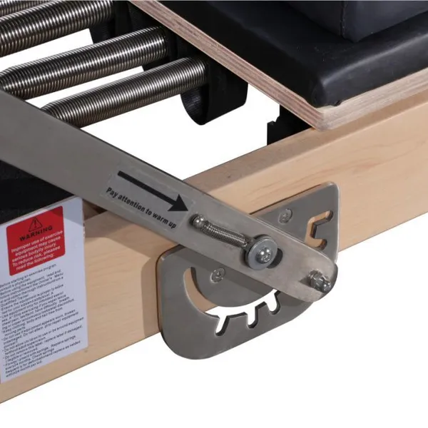 Wooden Pilates Reformer Plegable Arce (Altura Pierna Regulable) photo-4