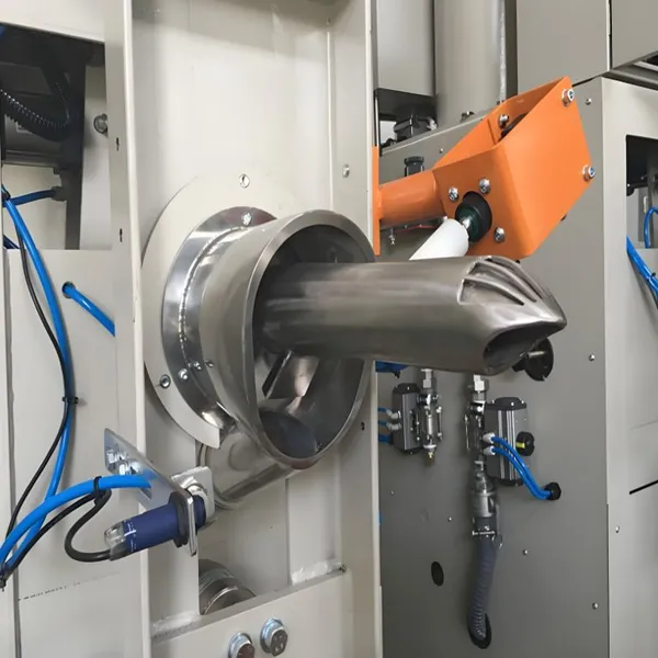 Powder Product Automatic Continuous Packaging Machinery With Valve Type Bag Packing Equipment