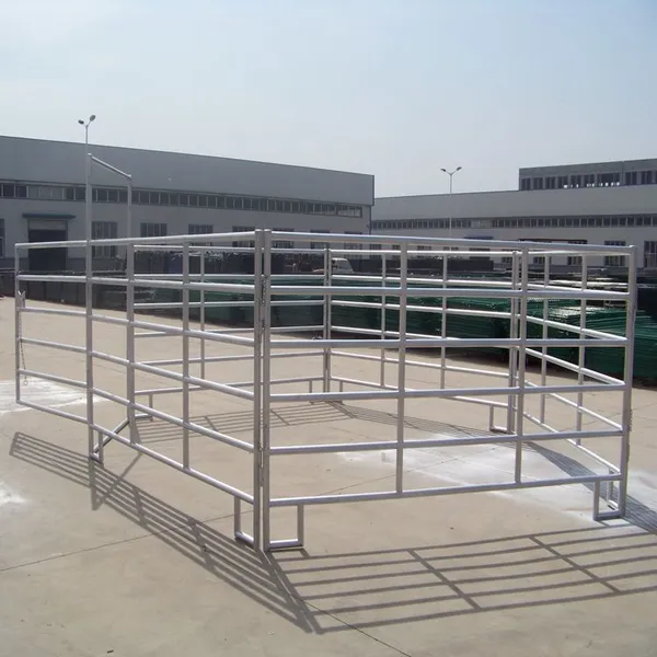 Galvanized Cattle Panel Tube 6 Ovals 6ft 10ft Long Utility Crowding Corral Panel / Livestock Pens photo-2