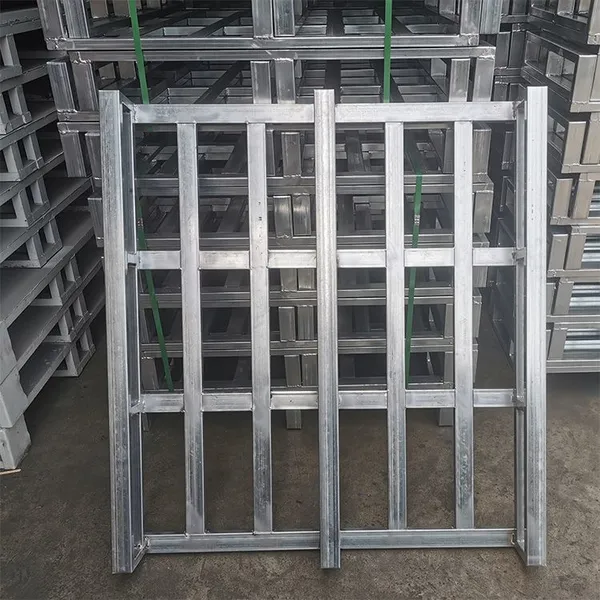 Wood Surface Steel Pallet With Anti-Slip Coating for Industrial Use photo-2