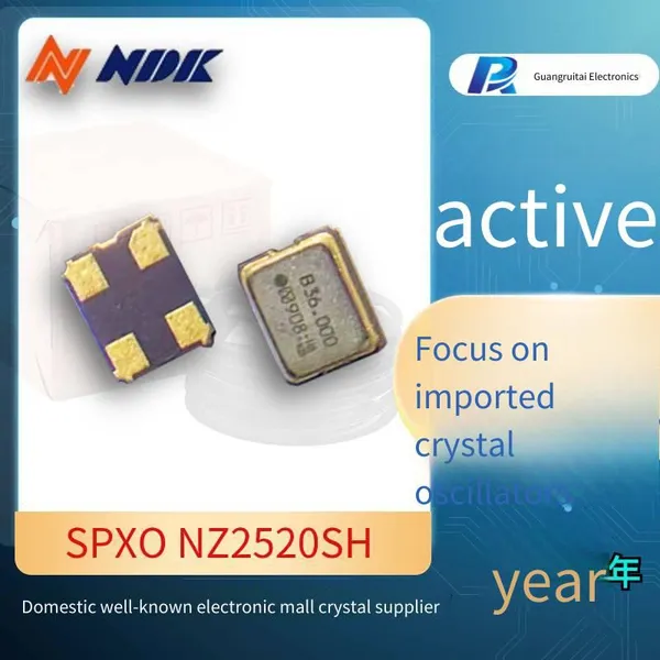 Low Phase Noise and Vibration-resistant Nz2520sha 32.768khz Ndk Active Crystal Oscillator for Vehicle Osc Crystal photo-2