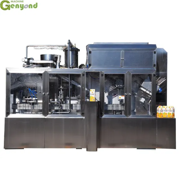 Automatic Gable-Top Cartons With Screw Cap Filling Machine photo-6