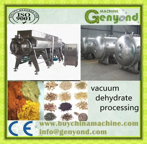 Food Vacuum Dehydrator/Industrial Dehydrater/Vegetable Dehydrater photo-4