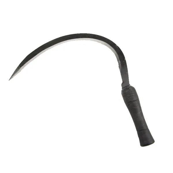 Sharp Carbon Steel Agricultural Sickle for Rice Wheat Grass Cutting and Field Harvesting Work photo-2