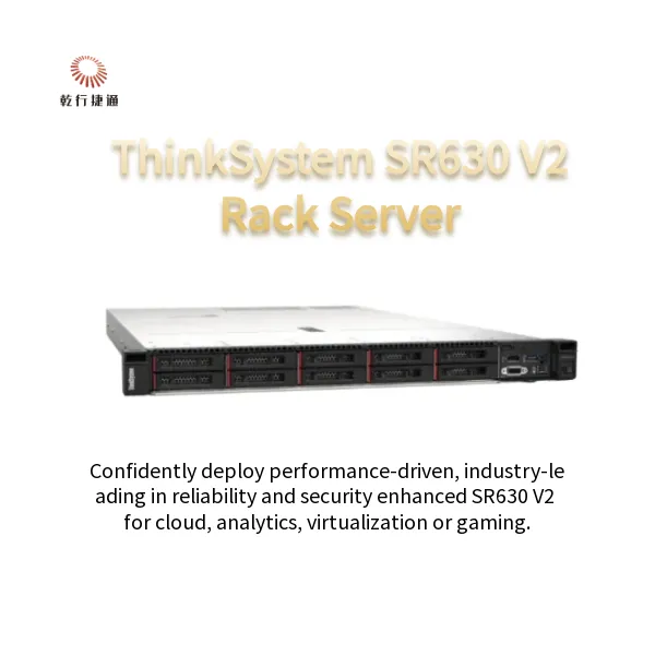 Brand New Lenovos Thinksystem SR630 V2 SR630V2 1U Rack Server