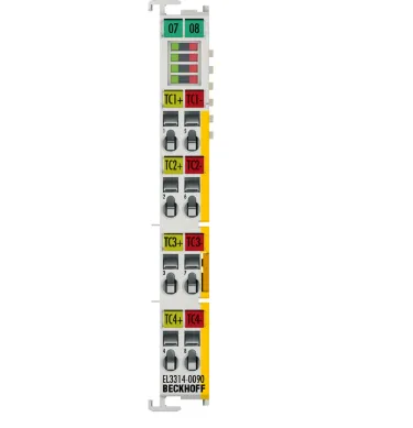 Beckhoff EL3314-0090 EtherCAT 4-Channel Thermocouple Input Terminal 16-Bit Temperature Measurement TwinSAFE SC Module