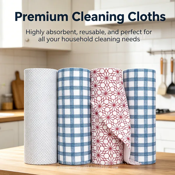 Two Layer Kitchen Cleaning Cloth for Wet and Dry Cleaning Super Absorbent Microfiber Reusable House Cleaning Cloth photo-2