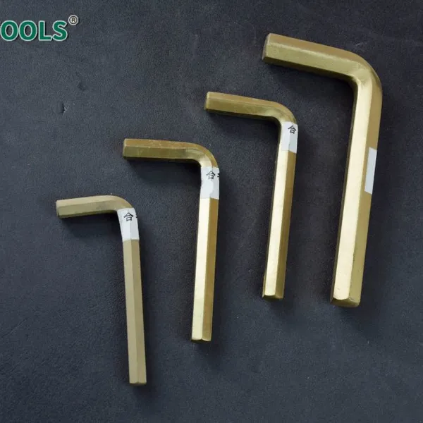 Non-Sparking Hex Key Wrench Set L-Type Beryllium Copper Alloy 1 Year Warranty Anti-Explosion Tool photo-2