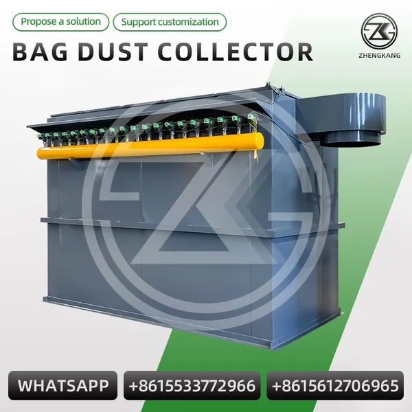 Zhengkang Industrial Baghouse Pulse Jet Dust Collector for Dust Removal Environmental Protection Equipment photo-5
