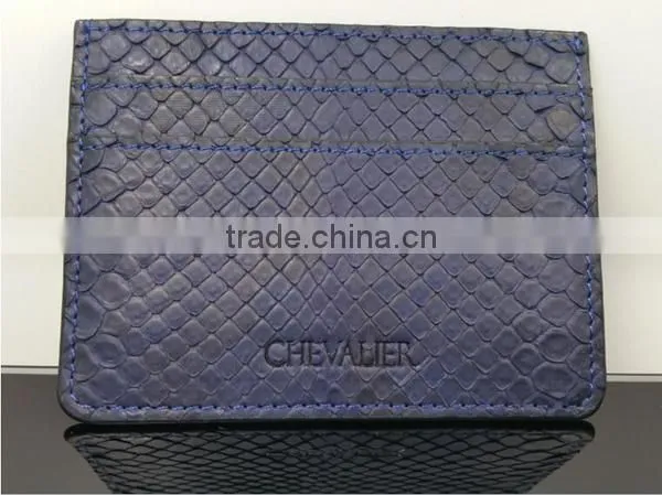 2016 Newest Arrival Men Gender And Leather Material Mens Wallets Python Card Wallet