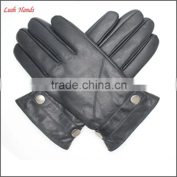 Boys Fashion Dress Gloves With Genuine Leather Belts photo-4
