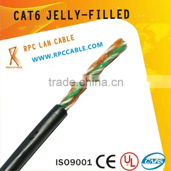 4*2*0.4 Cat6 CCAutp Fire Retardent Water Proof Lan Cable