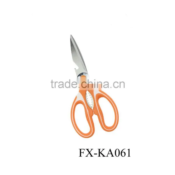 KA061 Exclusive Design Colorful Handed Scissor With Opener Aksesoris Kamar