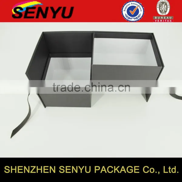 Luxury Customized Paper Cardboard Gift Box With Ribbon Closure photo-2