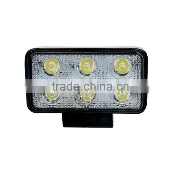 18W Car Led Light Truck Lamp Square Wholesale