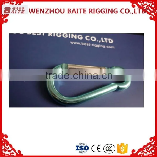 Wholesale Mini Carabiner Aluminum Hook ,Outdoor Embossed D Shaped Carabiner Bit Aluminum Snap Hook,Colorful Aluminum Hook photo-5