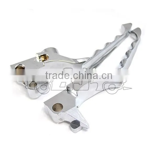 BJ-LS-005 Hot Sale Chrome Billet Aluminum Skull Hand Brake Lever for Sportster photo-2