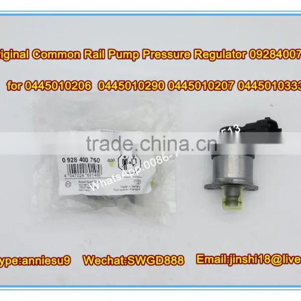 Original Common Rail Fuel Pump Pressure Regulator 0928400750 for 0445010206 0445010290 0445010207 0445010333