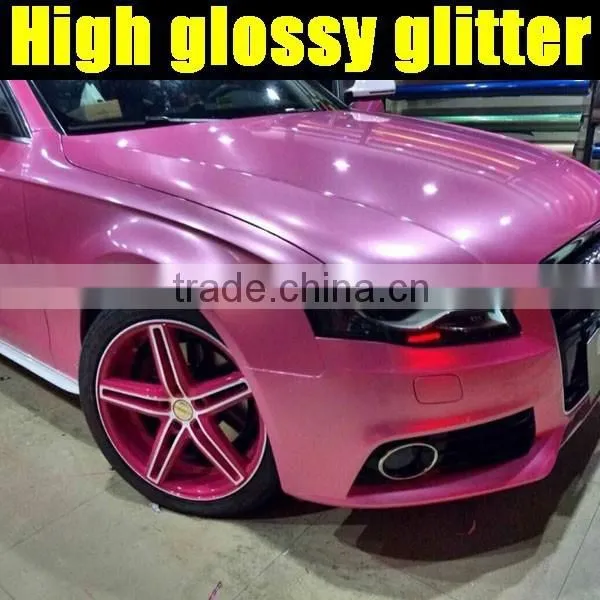 Supply Glossy Pearl Glitter Sticker for Car