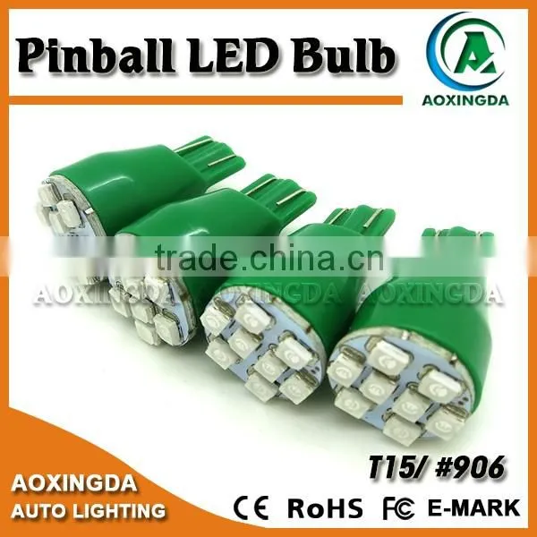 #906 T15 Wedge Base 8SMD Pinball LED Flasher Lamp photo-5