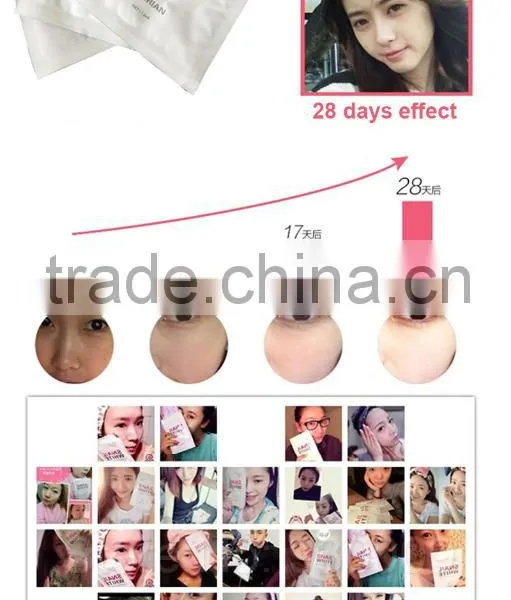 Thailand SNAIL WHITE Face Mask Skin Whitening Moisturizing Silk Facial Mask photo-6