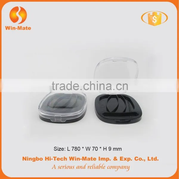 Irregular Shape 4 Color Lucid Cap Black Box Wholesale Eyeshadow Case Manufacturers photo-3