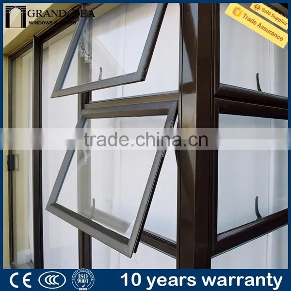 Exterior Aluminum Frames Window Louver Awning Winder Decoration